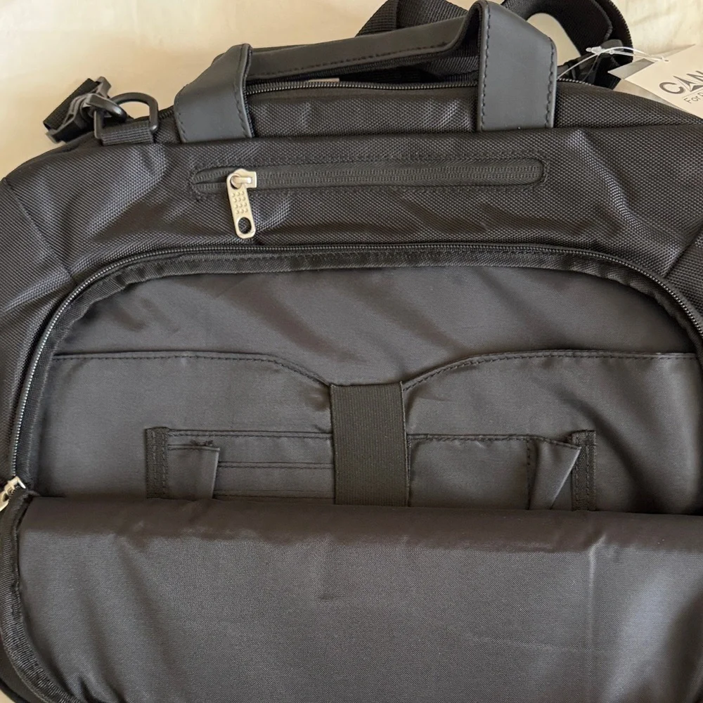 Cango Shoulder Laptop Carry-On Business Large Messenger Bag, Black,New.